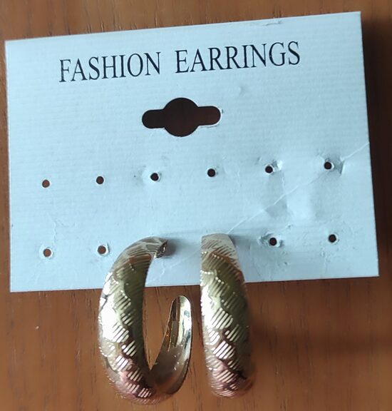 Medical metal earrings